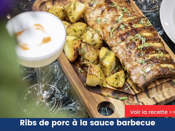 Ribs de porc à la sauce barbecue